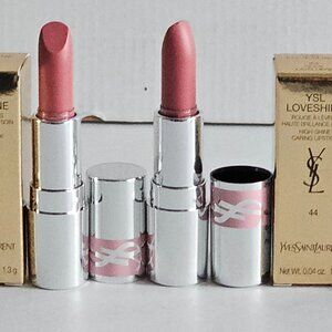 YSL LOVESHINE High-Shine Lipstick #44 Nude Lavalliere Miniature 0.04oz/1.3g 2Pcs